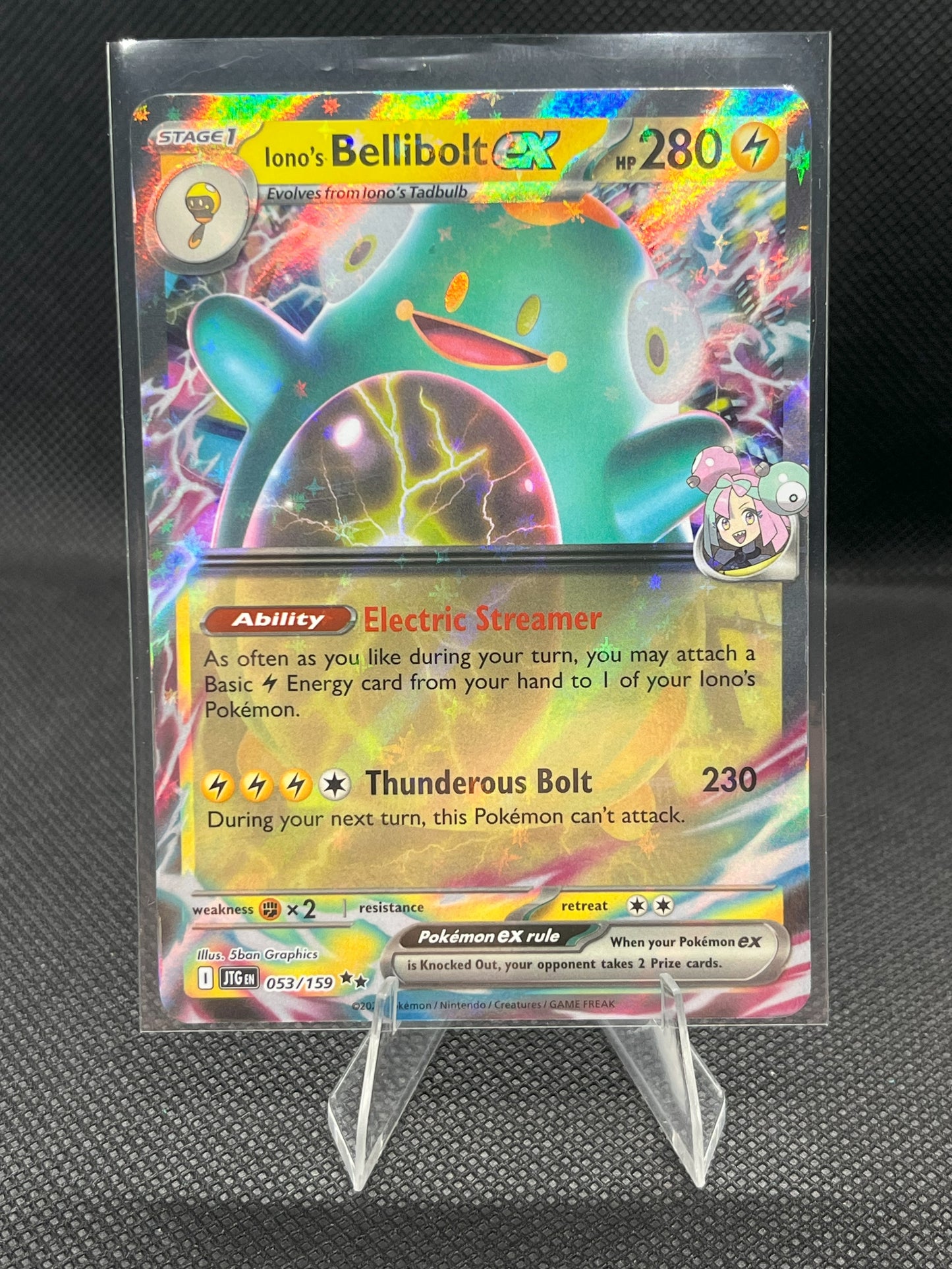 Iono's Bellibolt ex - 053/159 - SV09: Journey Together